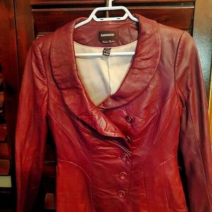Maroon Danier Italian Leather jacket